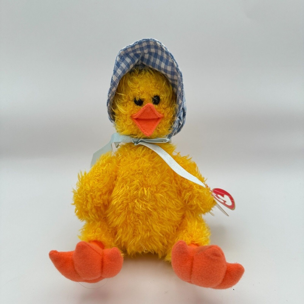 Vintage Bonnie Duck TY Attic Treasures Plush Stuffie Retired 1993 Collector